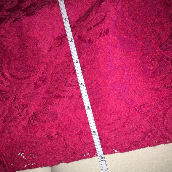 MERONA laced skirt pink size 16 - Picture 4 of 4